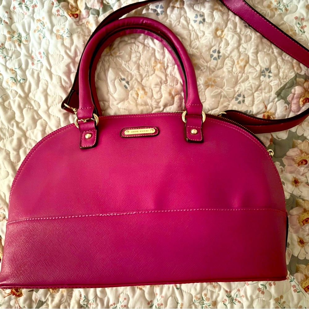 Anne Klein Fuchsia Satchel